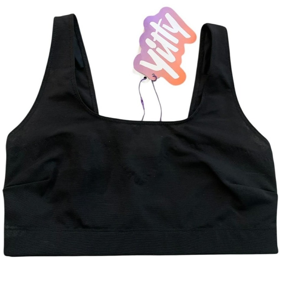 Yitty Shaping Bralette Small Black Nearly Naked Seamless Athleisure Sporty Lizzo